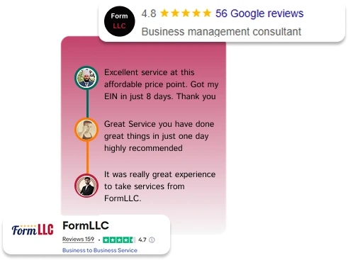 Customer reviews for FormLLC